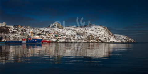 St. John's Harbour & The Battery in Winter